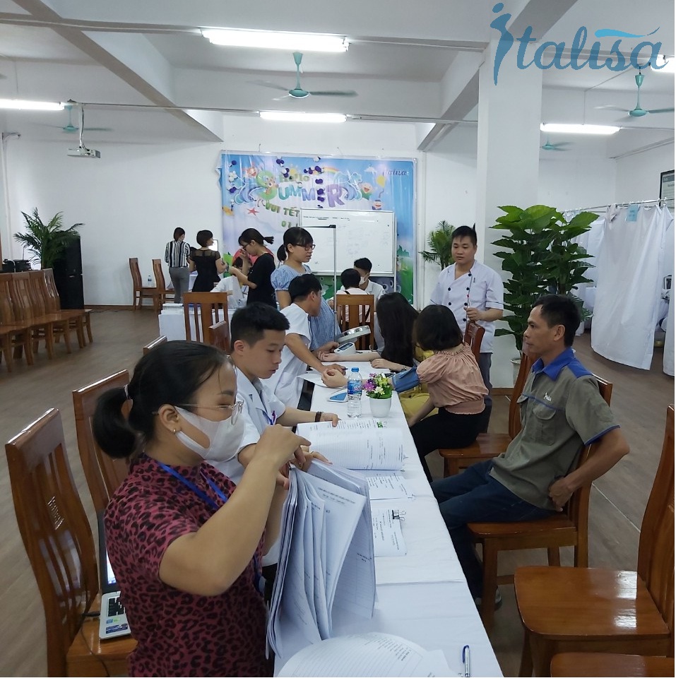 khám chữa bệnh thường niên tại italisa